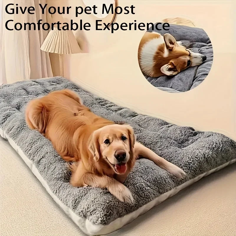 Cuccia/soffà extra-large in peluche per cani, cuccia per gatti, cuccia per cani, tappetino per gabbia, tappetino per animali domestici in poliestere spesso e super morbido